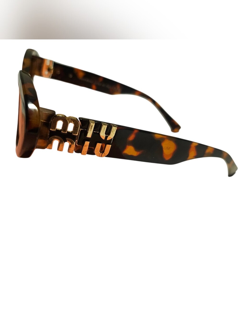 🔥NEW✨ Miu Miu ✨ Authentic Tortoiseshell Brown & Black Cat-Eye Sunglasses 😎 - Picture 6 of 16
